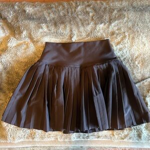 Alo Brown Tennis Skirt